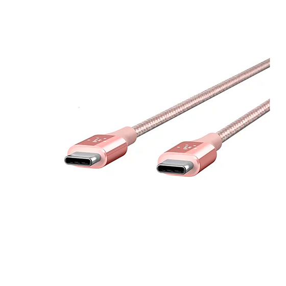 Кабель Belkin Mixit DuraTek USB-C 1.2m F2CU050BT04 Rose Gold - рис.0