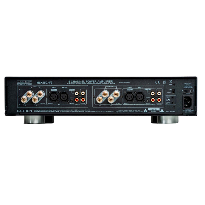 Усилитель мощности Musical Fidelity M6X 250.4/2 Silver - рис.1