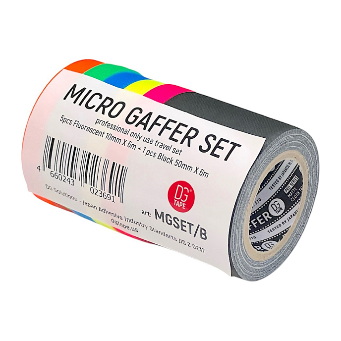 Клейкая лента DGTAPE TrueGaff Micro Gaffer Set - 5х10mm/6m - 50mm/6m - рис.5