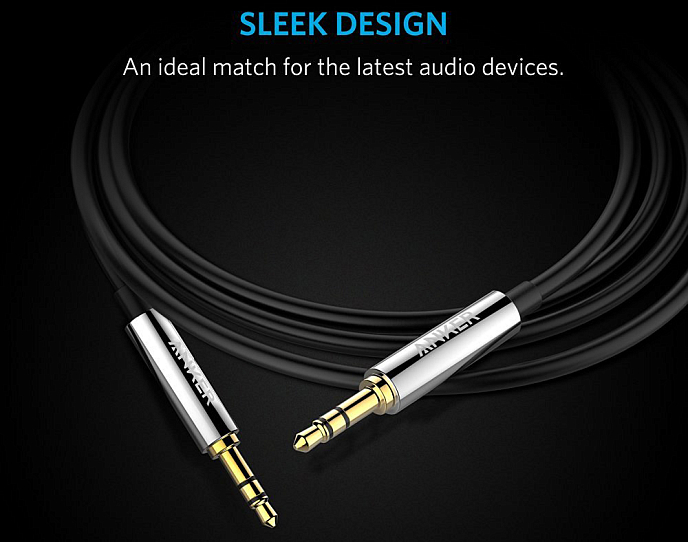 Кабель Anker Premium Auxiliary 1.2m - рис.2