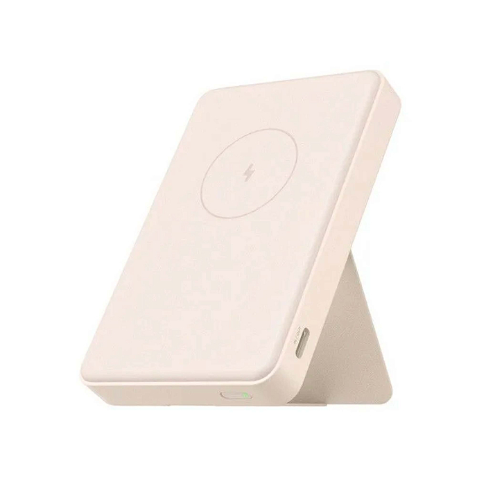 Портативный аккумулятор Xiaomi Magnetic Power Bank 6000 mAh GL Beige - рис.0