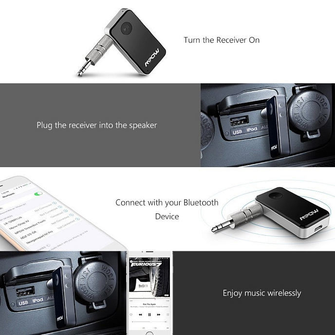 Bluetooth-ресивер Mpow Streambot MINI MBR1 Bluetooth - рис.3