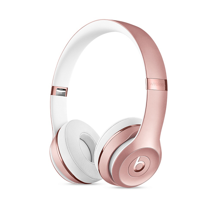 Беспроводные наушники Beats Solo 3 Wireless Pink Gold - рис.0