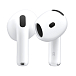 - рис.1 Беспроводные наушники Apple AirPods 4 White - рис.1