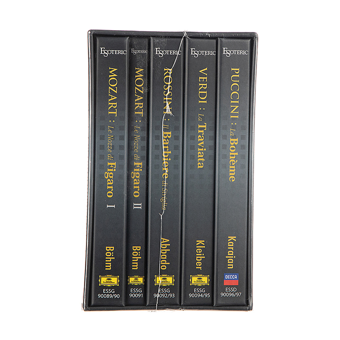 CD-диск Esoteric Various Artists - 4 Great Operas Blue 9CD-SACD - рис.1