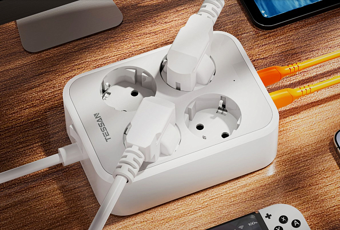 Сетевой фильтр Tessan TS-PS01DE00 Grey - рис.3