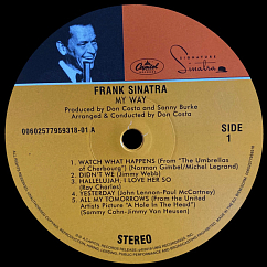 Пластинка Frank Sinatra – My Way - 50th Anniversary LP