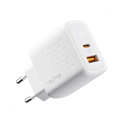 Сетевое зарядное устройство VOLTME Revo 45CA Duo White