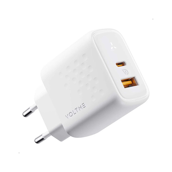 Сетевое зарядное устройство VOLTME Revo 45CA Duo White - рис.1