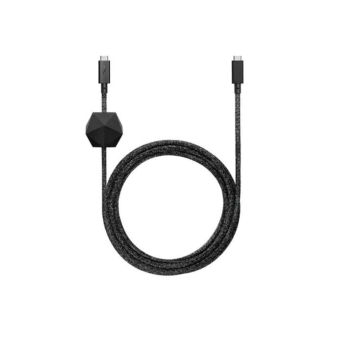 Кабель Native Union Desk Cable 2.4 m Cosmos Black - рис.0