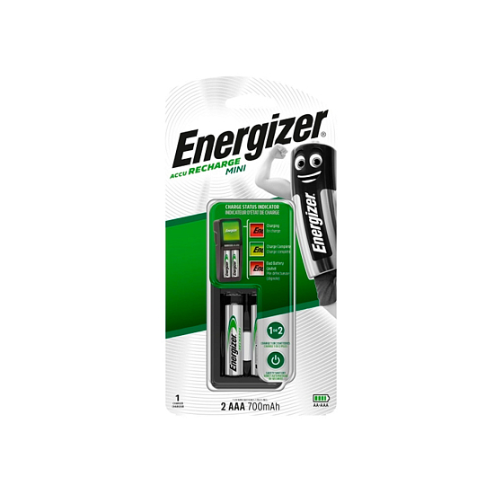 Батарейки Energizer MINI Charger +2AAA 700mAh - рис.0
