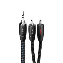Фото - AudioQuest Sydney 3.5M-2RCA 0.6 m Кабель AudioQuest Sydney 3.5M-2RCA 0.6 m