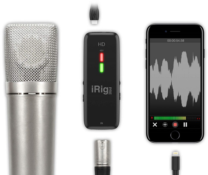 Микрофонный предусилитель IK MULTIMEDIA IRIG PRE HD - рис.1
