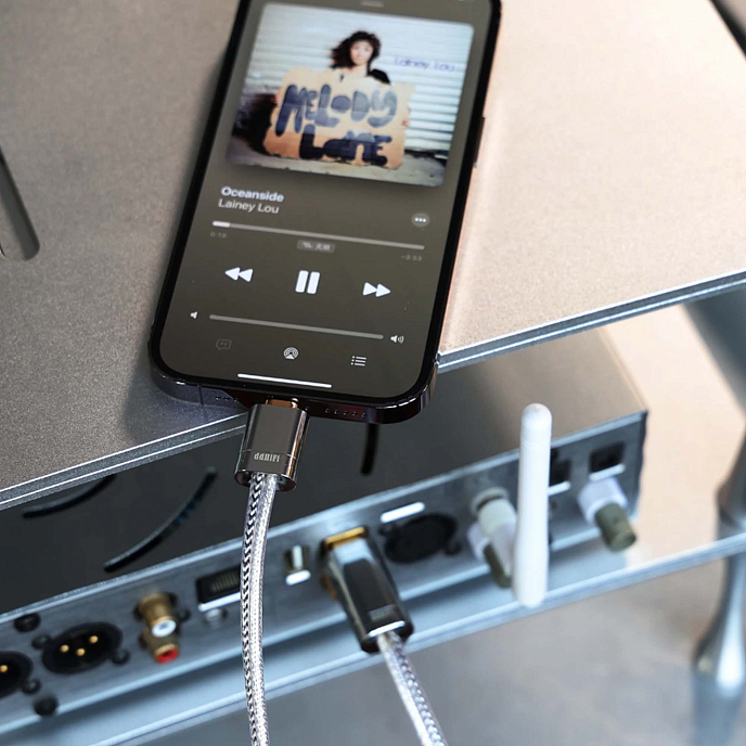 Кабель ddHiFi TC09BL Lightning - USB-B 1m - рис.1