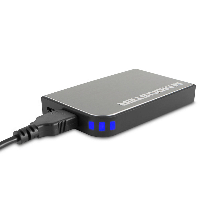 Внешний аккумулятор Monster Mobile PowerCard Turbo Space Grey - рис.3