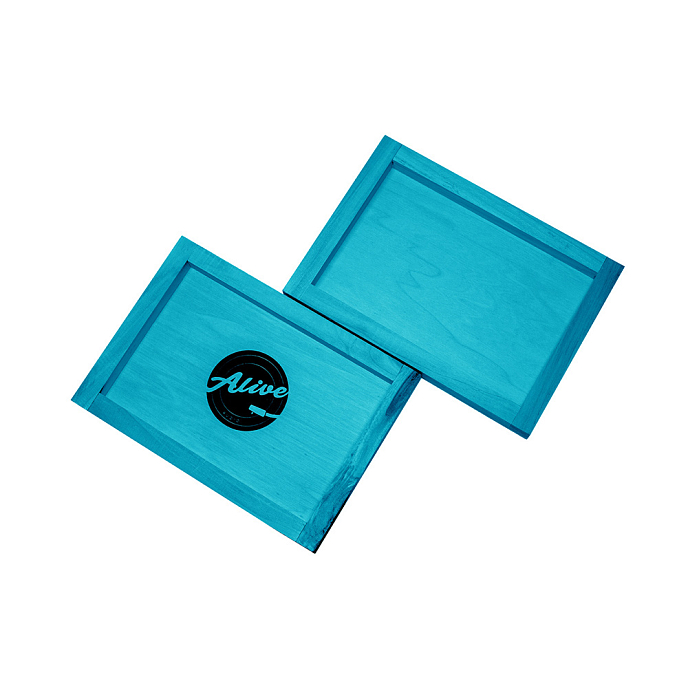 Ящик для винила Alive Audio Nature BX-085 Blue - рис.4