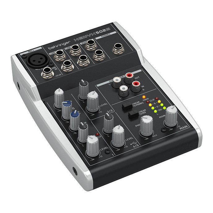 Микшерный пульт Behringer Xenyx 502S Black Grey - рис.1