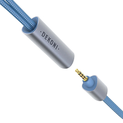 Кабель Dekoni Audio Ensemble 4.4mm Nylon Wrapped Cable with 2x3.5mm 1.32m