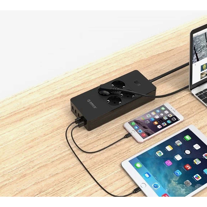 Сетевой фильтр Orico HPC-4A5U Black - рис.3