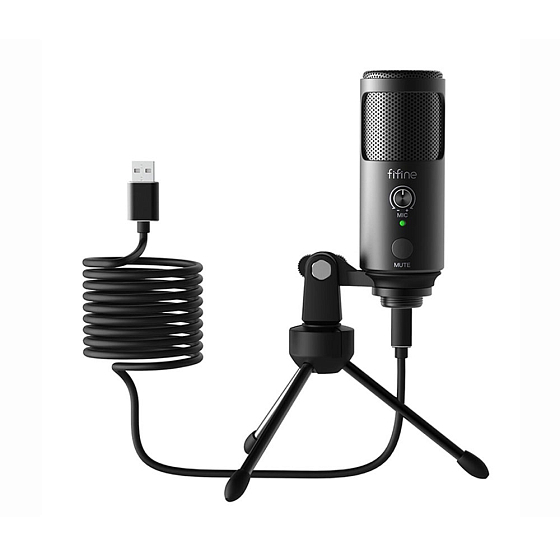 Микрофон для стриминга и игр Fifine F4 Black - рис.0