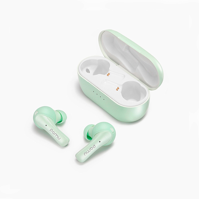 Наушники Padmate PaMu Slide Mini Green - рис.1