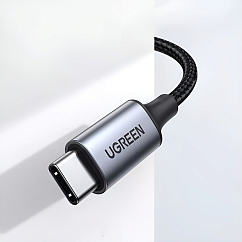 Кабель Ugreen CM450 USB-C - Jack 3.5mm Grey 1m