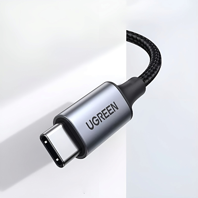 Кабель Ugreen CM450 USB-C - Jack 3.5mm Grey 1m - рис.3