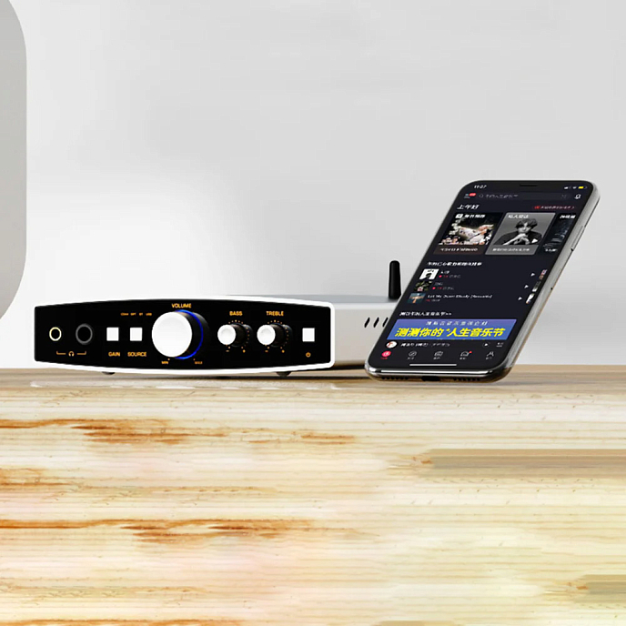 Усилитель для наушников с ЦАП Shanling EH2 Silver - рис.7