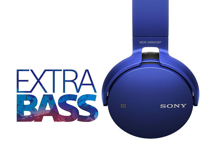 Беспроводные наушники Sony MDR-XB650BT Blue - рис.2