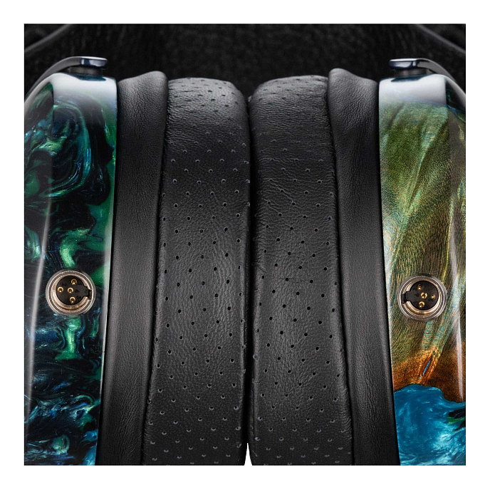 Наушники полноразмерные ZMF Atrium LTD Green Ish Leather 4-pin xlr ofc cable + 6.35mm - рис.7