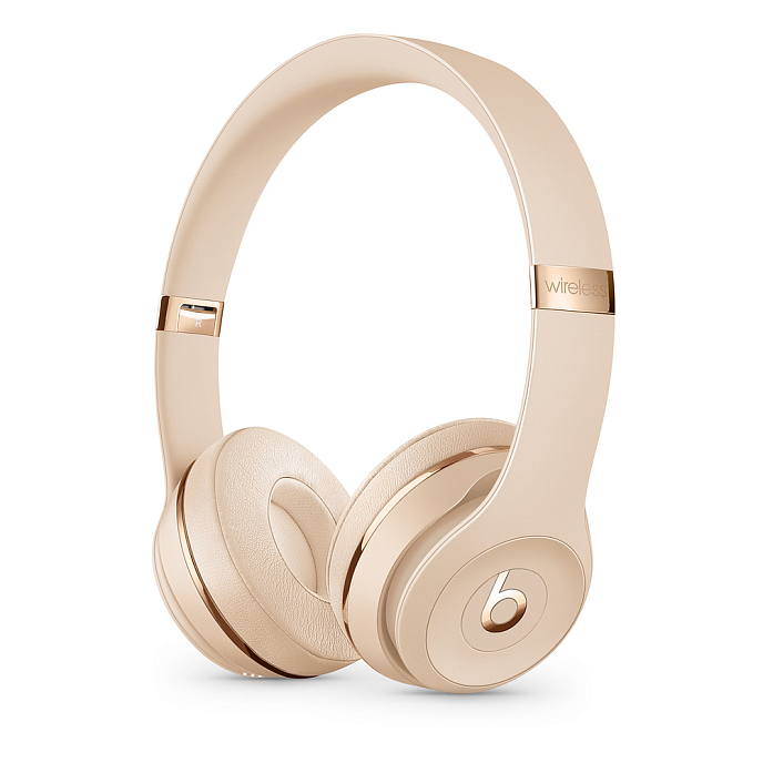 Беспроводные наушники Beats Solo 3 Icon Satin Gold - рис.0