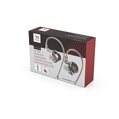 Наушники внутриканальные Music Public Kingdom IEM120M with mic transparent copper проводные внутриканальные наушники с динамическим драйвером (SN 52908479074877661365)_Уценка