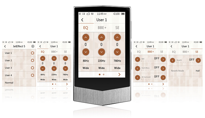 Плеер COWON Plenue V Frozen Silver - рис.6