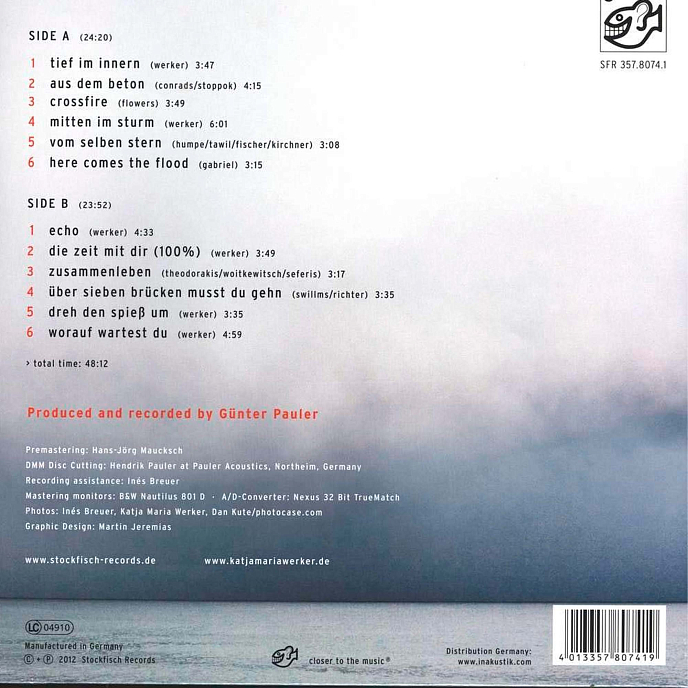 Виниловая пластинка Katja Werker - Mitten Im Sturm LP - рис.2