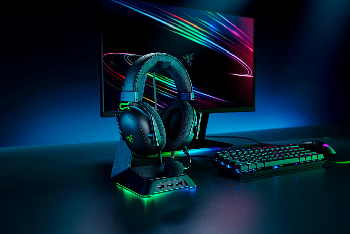 Игровая гарнитура Razer Blackshark V2 Special Edition + USB Mic Enhancer Green/Black - рис.9