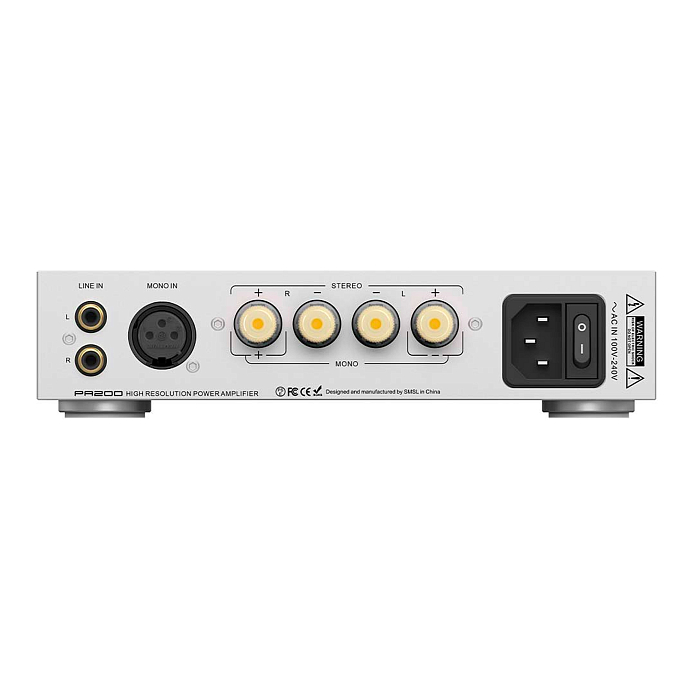 Усилитель мощности SMSL PA200 Silver - рис.3