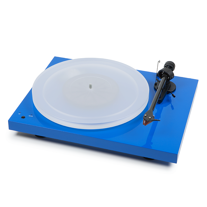 Проигрыватель винила Pro-Ject DEBUT RECORDMASTER HIRES 2M-Red Blue - рис.0