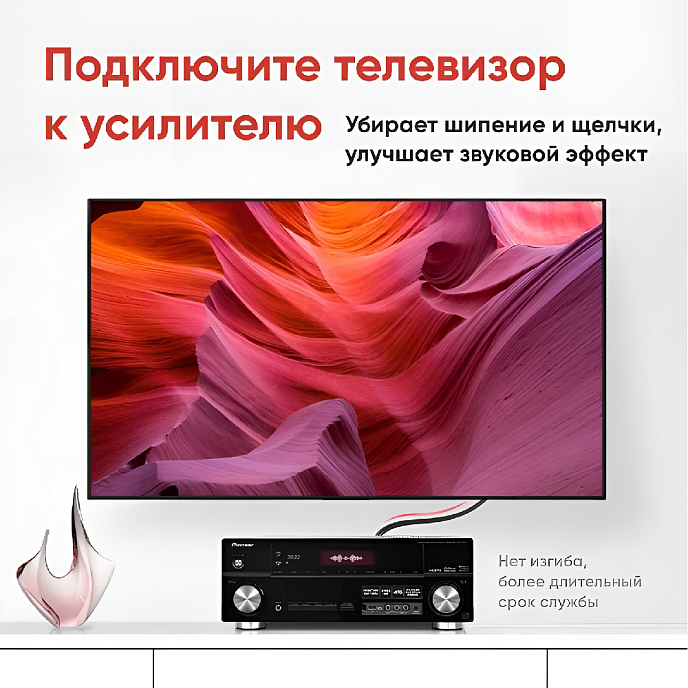 Кабель Ugreen AV104 2RCA - 2RCA Black 5m - рис.7