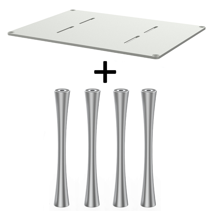 Стойка для Hi-Fi ddHiFi HS550 + SR150 x 4 Warm Gray/Silver - рис.0