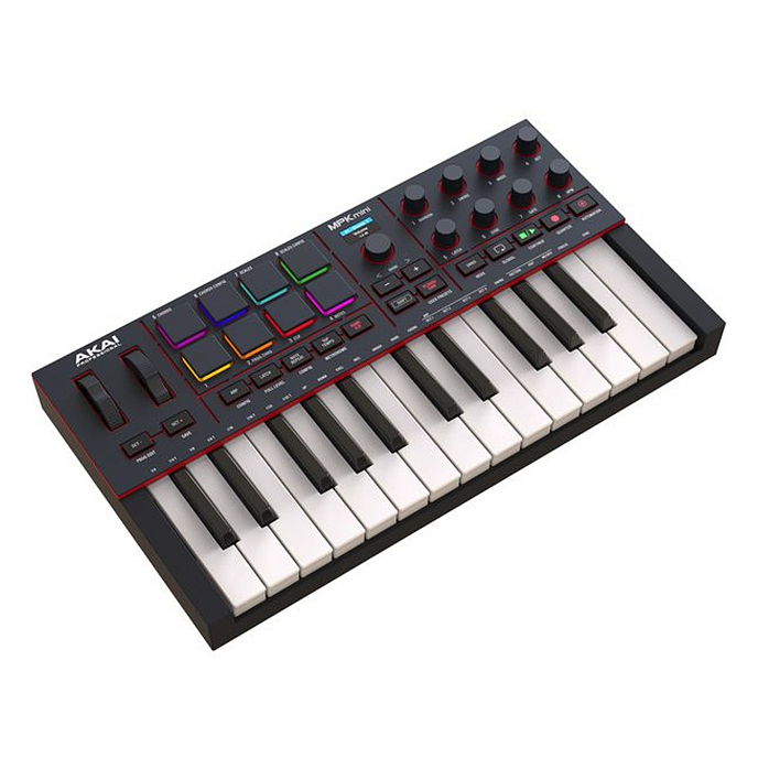 MIDI-клавиатура AKAI PRO MPK Mini IV Black - рис.1
