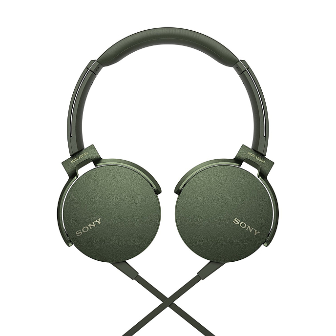 Наушники Sony MDR-XB550AP Green - рис.1