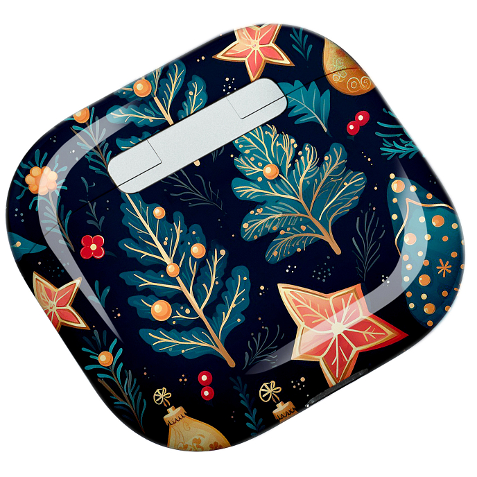 Беспроводные наушники Apple AirPods 4 Festive Pine Forest Melody - рис.2