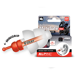 Беруши для мото Alpine MotoSafe Race minigrip