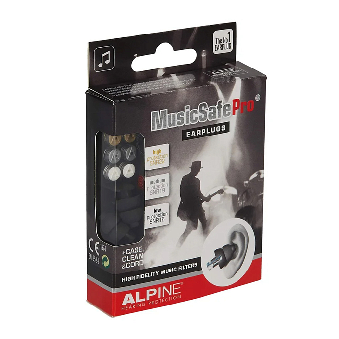 Беруши для музыкантов Alpine MusicSafe Pro Black - рис.1
