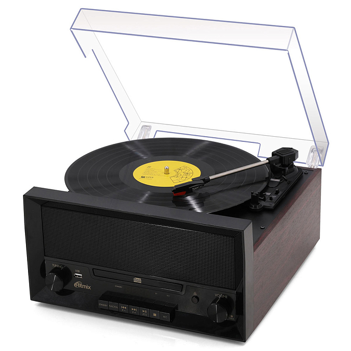 Проигрыватель винила Ritmix LP-400B Brown - рис.2