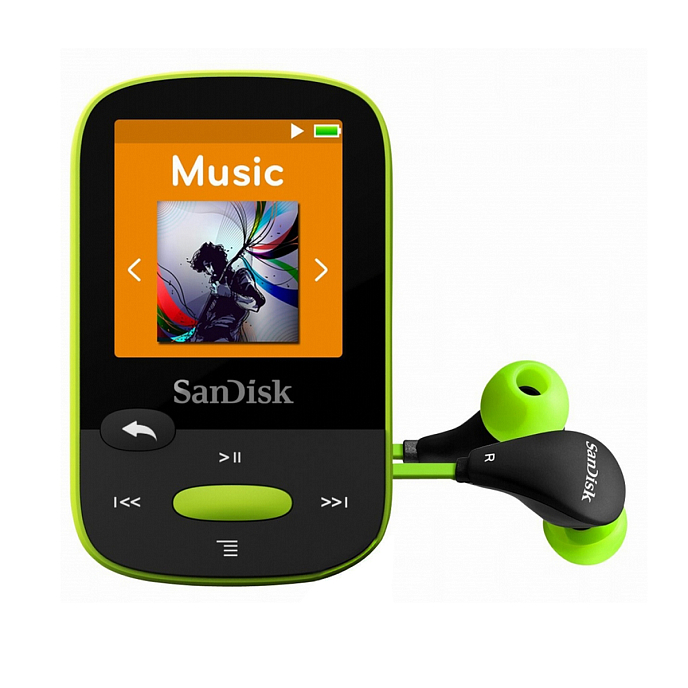 Плеер SanDisk Sansa Clip Sports 8GB Lime - рис.0
