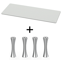 Стол ddHiFi HS650 + SR70 x 4 Warm Gray/Silver