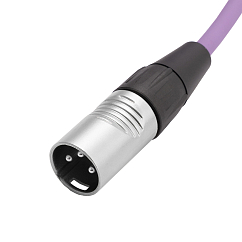 Кабель HeadMade Pro XLR-F - XLR-M Purple 3m