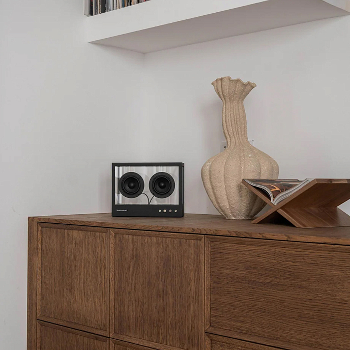 Портативная колонка Transparent Small Speaker Black - рис.6