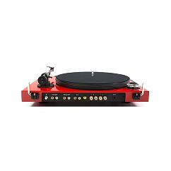Проигрыватель винила Pro-Ject JUKE BOX E (OM 5e), RED - виниловый проигрыватель, цвет красный (SN 22S014460)_Уценка
